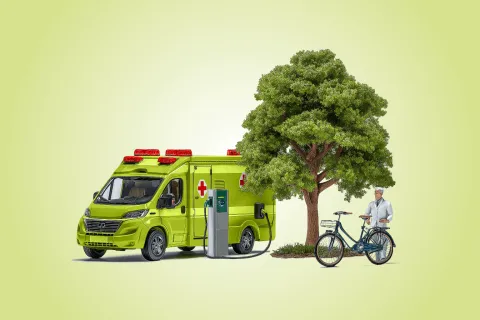 Les transports, source méconnue de décarbonation à l’hôpital