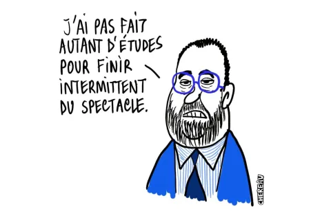 Le dessin du ministre qui refuse de rester dans le casting