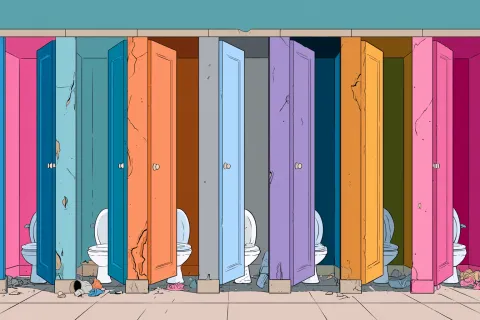 Dans le monde, 1 établissement de santé sur 10 n’a pas de toilettes, et 6 sur 10 n’en ont pas aux normes