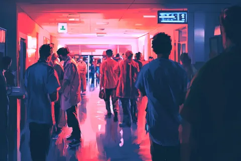 Mécontents de la prise en charge de leur proche, ils ont agressé et menacé de mort trois soignants dans une clinique près de Lyon