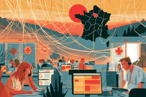 Canicule : les appels au Samu bondissent, mais les urgences tiennent bon, pour l'instant 