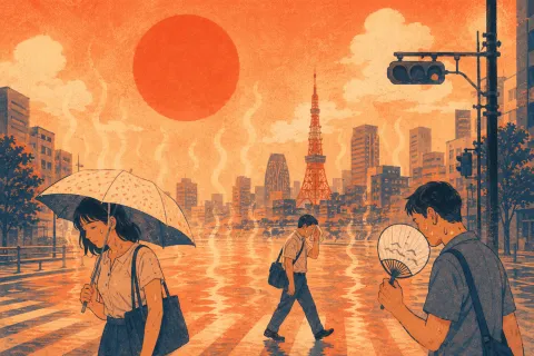 Canicule au Japon : un taux d'hospitalisations jamais vu depuis 2010