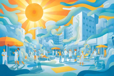 Nouvel épisode de canicule : les hôpitaux sont prêts, promet Catherine Vautrin 