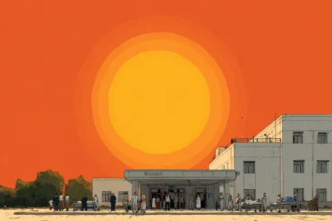 Déjà 100 passages aux urgences par jour à cause de la chaleur, et toutes les tranches d'âges sont concernées