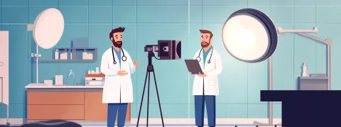 Voici la nouvelle charte du médecin créateur de contenus publié par l'Ordre des médecins avec Youtube