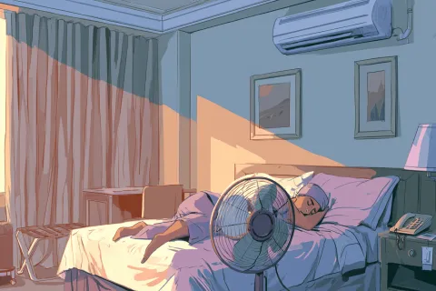 Canicule : le gouvernement promet des climatiseurs aux hôpitaux et des chambres d'hôtel aux soignants, sans convaincre les syndicats