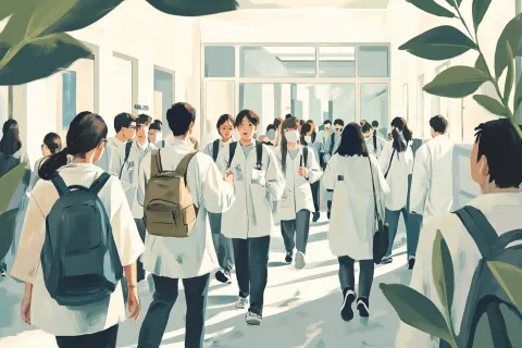 17 mois de grève des étudiants en médecine coréens : ils ne veulent pas être trop nombreux