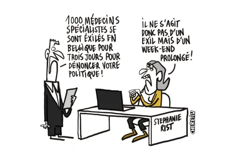 Le dessin du bloc en fuite 
