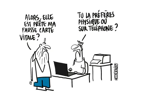 Le dessin du smartphone qui rembourse 