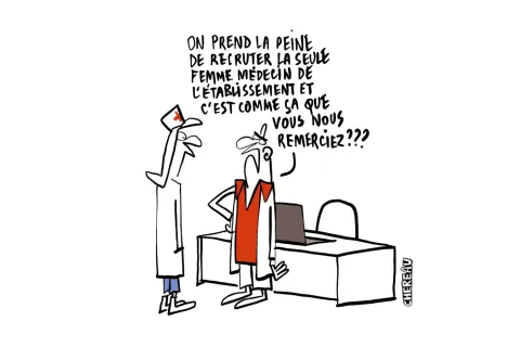 Le dessin du salaire qui fait mauvais genre