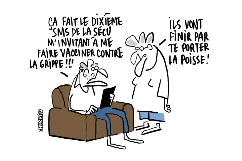 Le dessin du SMS qui pique