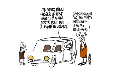 Le dessin du contrôle technique humain