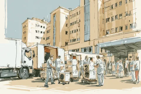 Un don de 300 climatiseurs : les Mulliez volent au secours de l'hôpital Pompidou