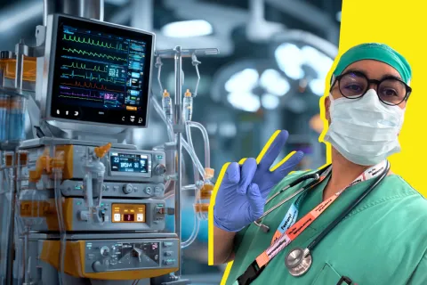 Dr Maxime Origas : « Après avoir été kiné pendant 10 ans, je suis désormais un bébé anesthésiste comblé » 