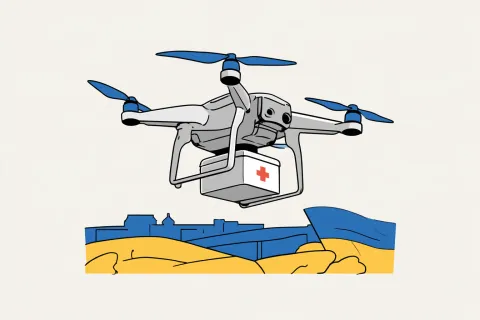 Après les médicaments et les échantillons sanguins, l'Ukraine lance le transport d'organes par drone