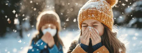 Vous l'aurez remarqué, la grippe est partout, et elle touche particulièrement les jeunes 