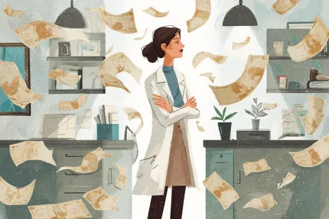 Hausse de 5,33 % du revenu des médecins en 2024 : à relativiser selon la CARMF