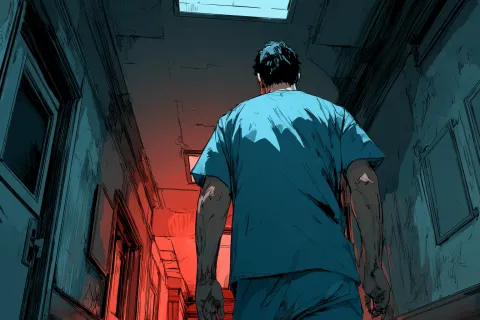 Un infirmier a été poignardé dans un hôpital psychiatrique par un patient déjà condamné pour homicide