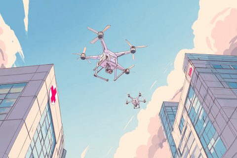 Dans le Nord, les échantillons biologiques circulent désormais par drone entre les hôpitaux