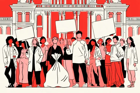« On veut la thune qu'on nous a promise ! » : Les centres de santé participatifs Sec-Pa manifestent pour leur survie