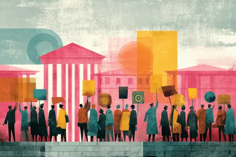 « Touche pas à mon agence ! » : Les agents de Santé publique France manifestent contre le projet de démantèlement