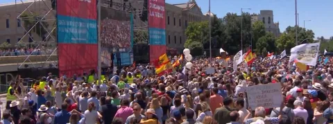 Ce Week-end à Madrid, des milliers de manifestants contre l’IVG