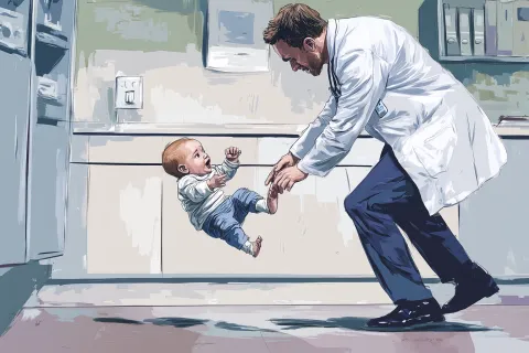 Un médecin généraliste condamné pour avoir fait tomber un bébé en consultation