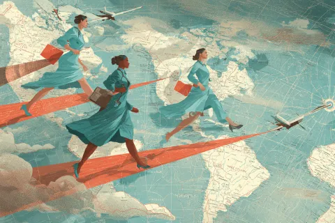 1 sur 5 en France, 1 sur 3 aux USA, 1 sur 2 en Australie... Toujours plus de médecins étrangers dans les pays développés