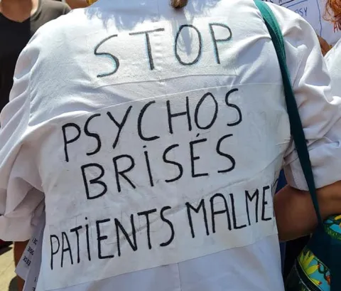 Manifestation des Psy : Un terrain de colère  