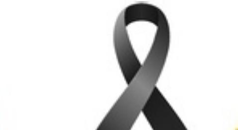 Le ruban rouge en deuil