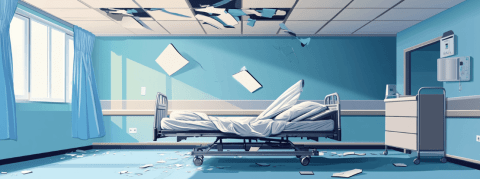 Un morceau de plafond s’effondre sur une jeune maman à la maternité d’un hôpital bordelais