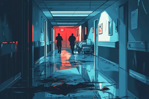 À Libourne, près de Bordeaux, un homme a fait irruption, muni d’une arme blanche, pour en découdre avec un psychiatre de l’hôpital