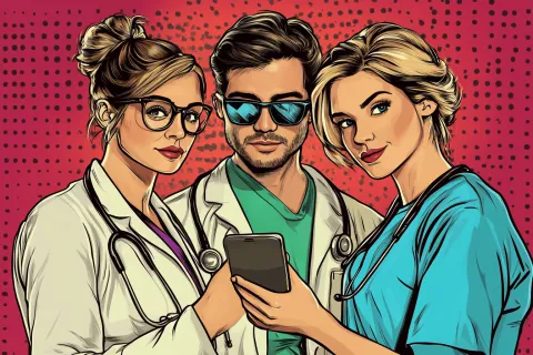 Sur les réseaux, médecins et soignants main dans la main contre la désinformation