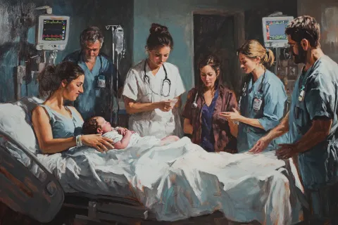 Un bébé naît d'une greffe d'utérus, une première au Royaume-Uni 