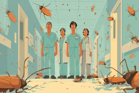 Cafard-naüm à Lille : le CHU infesté, la CGT sonne l'alarme