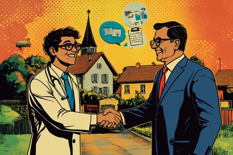 Au lieu de réguler votre installation, le gouvernement propose 2 jours par mois de consult’ en zone prioritaire, ça vous va ?