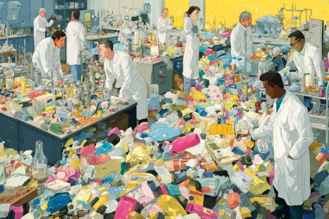 Fabriquer du doliprane à partir de déchets plastiques ? Le pari écolo fou d’une équipe de chercheurs 