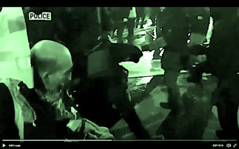 La vidéo d'une infirmière frappée par un policier pendant la manifestation retraites fait le buz