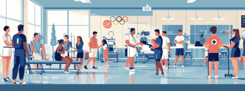 « ll semblerait que les gens se blessent moins ou soient moins malades » : La polyclinique olympique soigne beaucoup moins d'athlètes que prévu 
