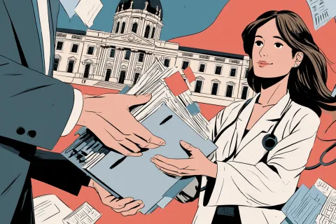 Médecin traitant, financiarisation, mutuelle publique : les 40 propositions de MG France aux candidats