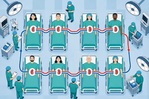 Greffes rénales : un « quadruplet » de dons croisés réalisé pour la première fois en France