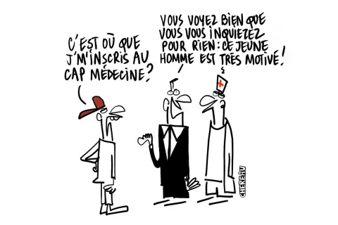Le dessin du cursus de médecine version express