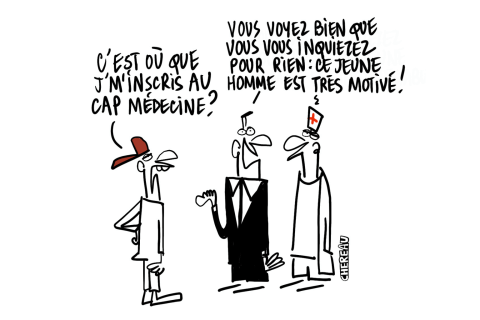 Le dessin du cursus de médecine version express