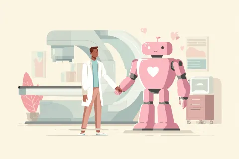 Repérage du cancer du sein : radiologue + IA plus efficaces que 2 radiologues 