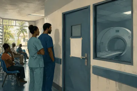 À peine installé, le nouveau service de radiologie du CHU de Guadeloupe entre en grève pour dénoncer les conditions de prise en charge