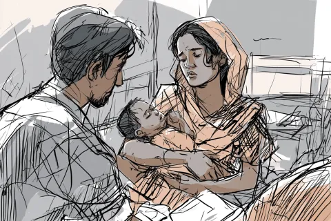 La rougeole frappe fort au Bangladesh et plonge les familles dans l'endettement