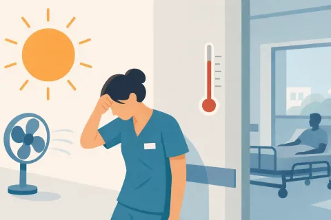 Canicule à l’hôpital : 52,9 % des professionnels se disent épuisés d'avoir travaillé sous de fortes chaleurs