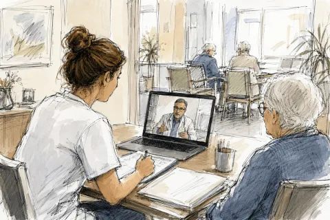 Les Ehpad en galère de médecin pourront recourir temporairement à la télécoordination 