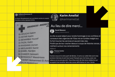 Un ancien candidat d'extrême-droite pointe le « grand-remplacement » chez les médecins
