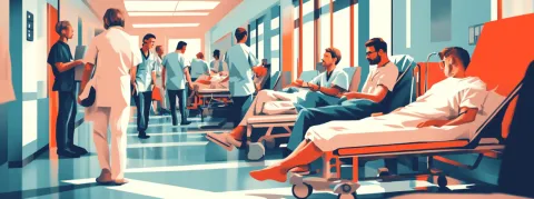 21 millions de passages aux urgences en 2023, c'est beaucoup mais pas autant qu'avant le Covid